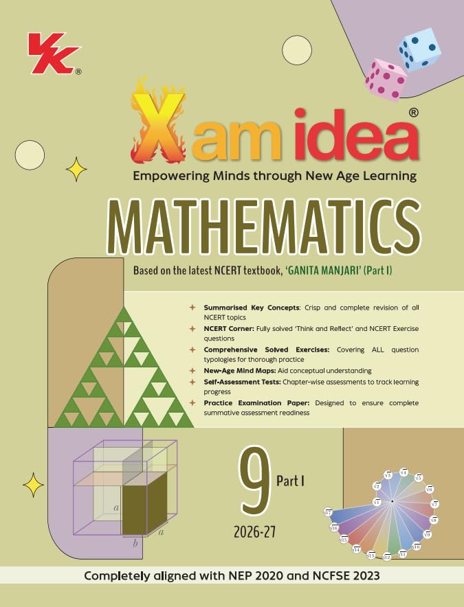Xam Idea English, Mathematics and Science for Class 9 _ Set of 3 Books - Latest for 2027 Examinations