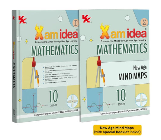 Xam Idea Mathematics Class 10 _ NEP 2020 & NCF-SE 2023 Aligned | Mind Maps | NCERT & CBSE 2026 Questions | Competency-Based Questions | 2026 CBSE Exam Papers & Sample Paper- Latest for 2026-27 Examination