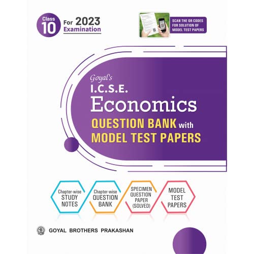 goyal icse model  test paper economics class 10