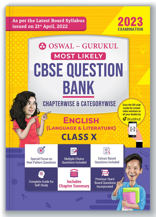 oswal gurukul cbse 10 english question bank