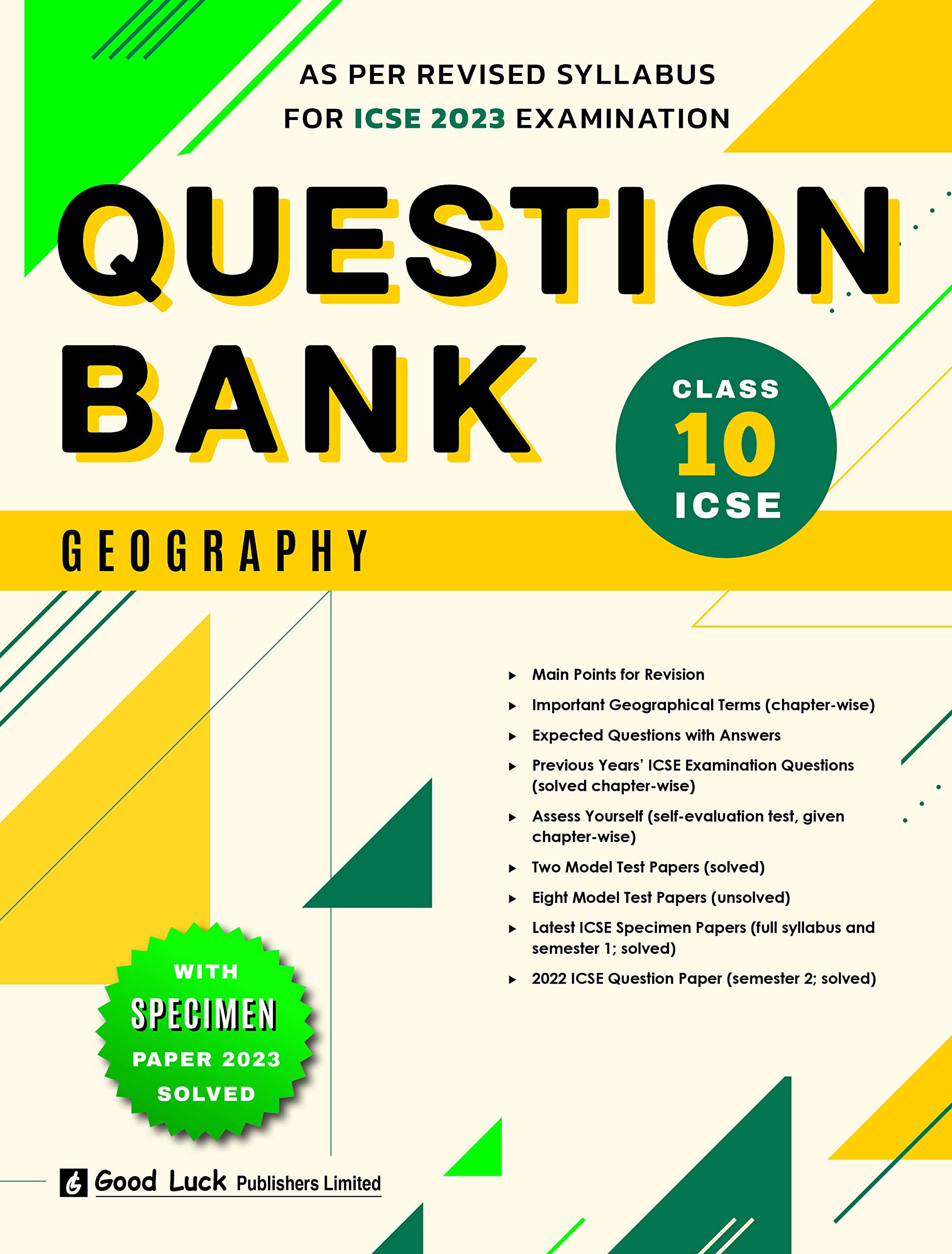 good luck icse  geography question bank  