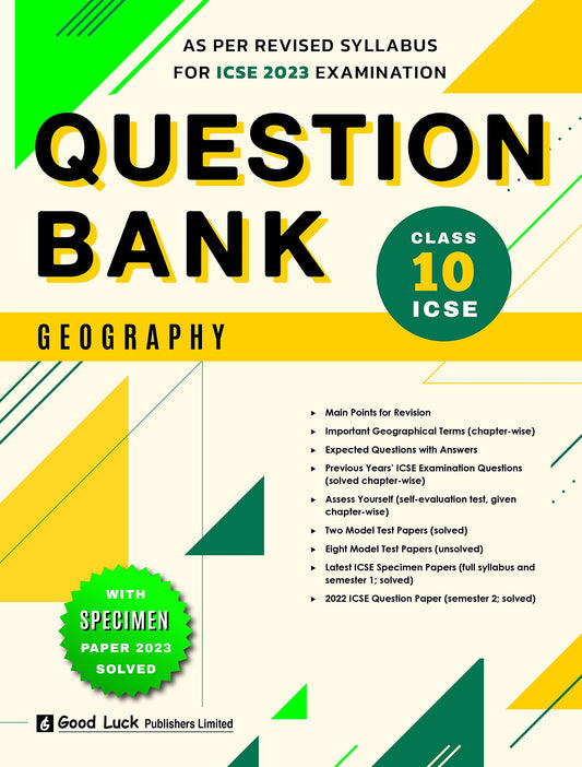good luck icse  geography question bank  