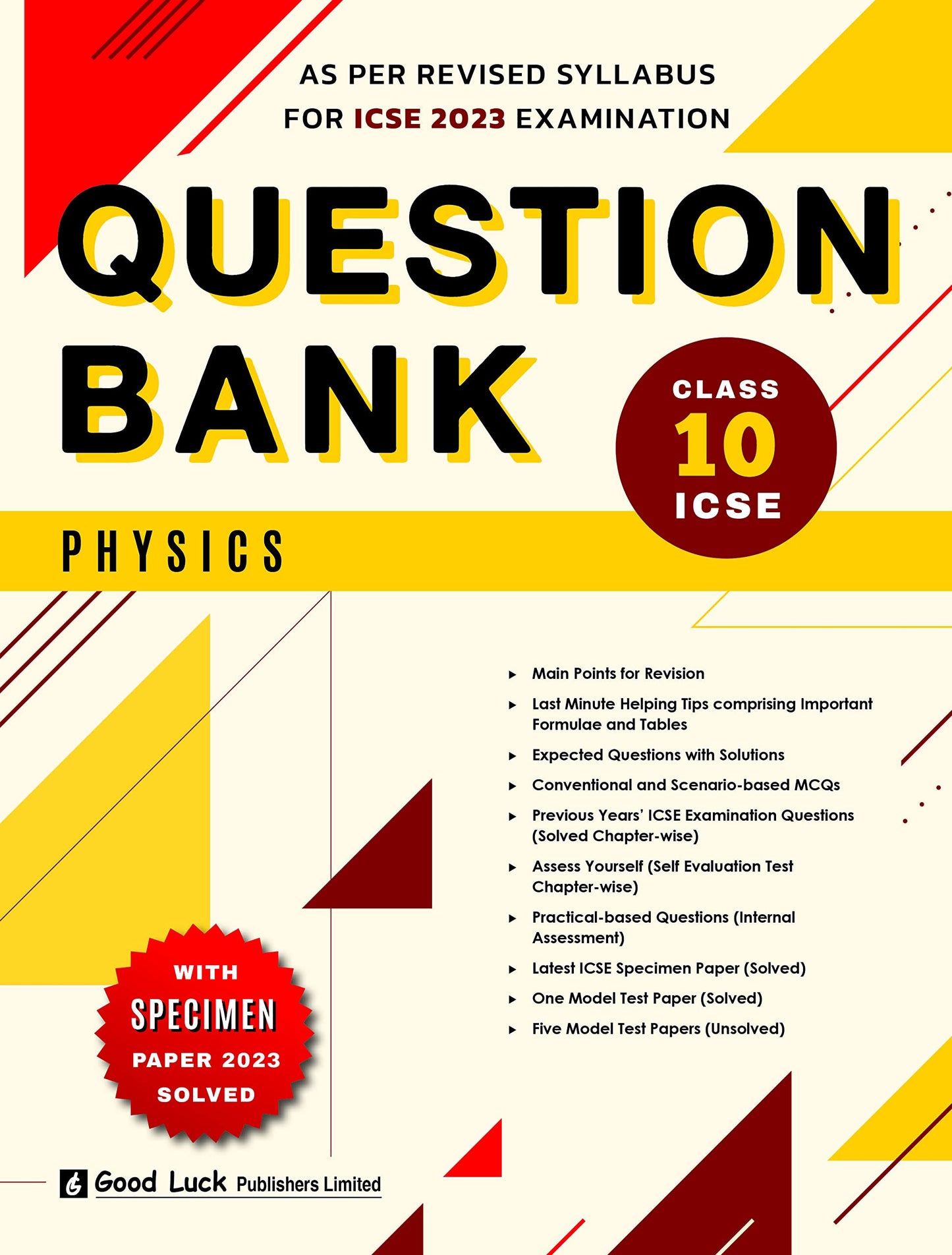 goodluck icse physics question bank