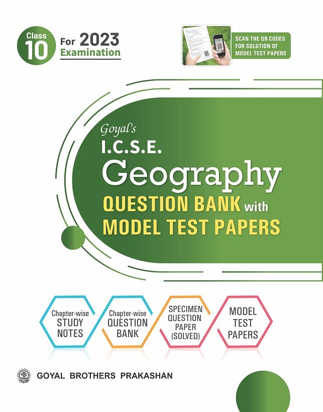 icse model test paper geography class 10