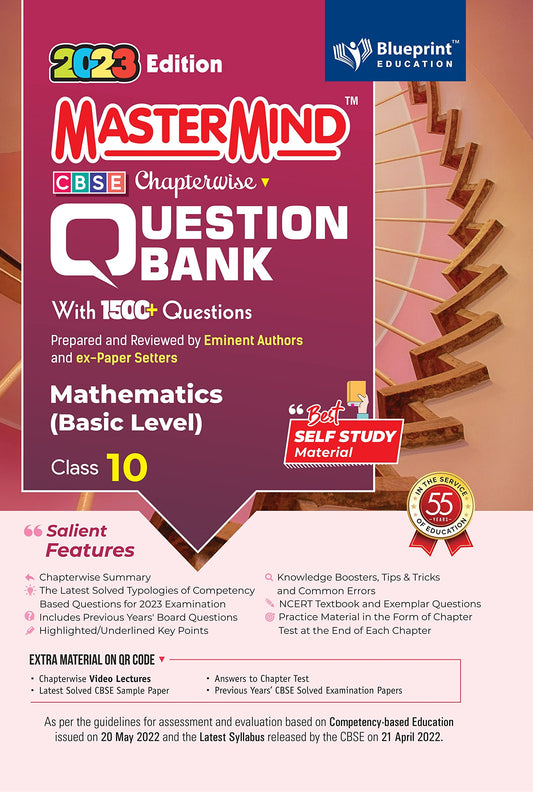 master mind cbse 10 mathematics basic question bank