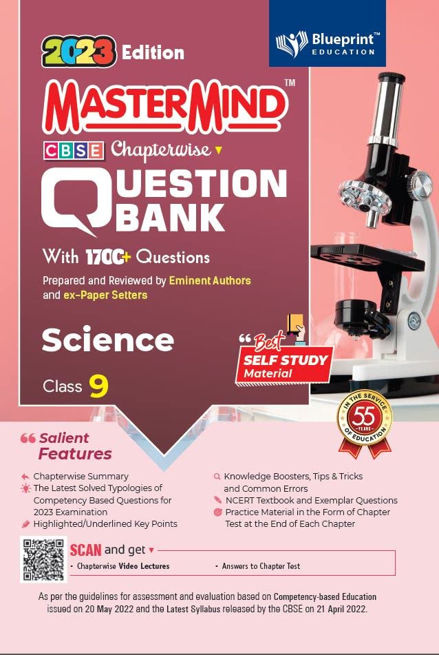 master mind cbse 9 science question bank